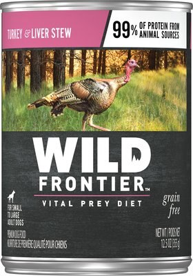 Wild Frontier by Nutro Turkey & Liver Stew Adult Grain-Free Canned Dog Food, slide 1 of 1