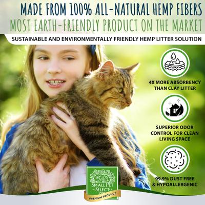 Show full view: Small Pet Select Pelleted Hemp Cat Litter, 20-lb box slide 3 of 7