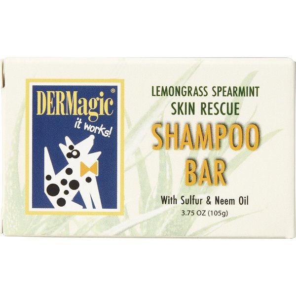 DERMAGIC Diatomaceous Earth Dog Shampoo Bar, 3.75fl oz