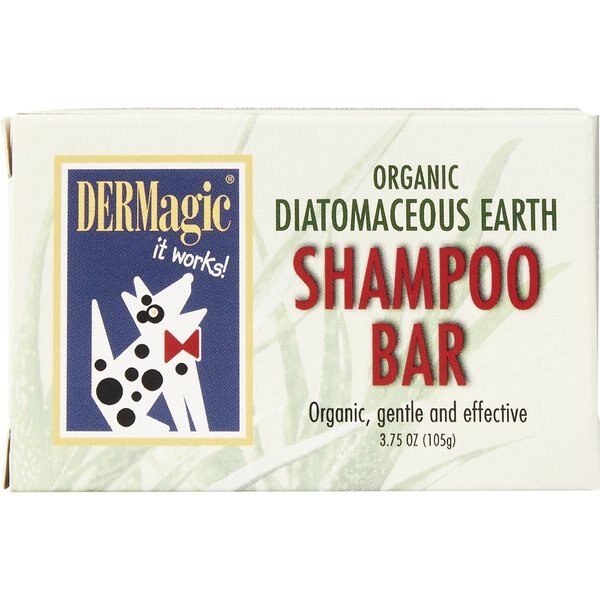DERMAGIC Diatomaceous Earth Dog Shampoo Bar, 3.75fl oz