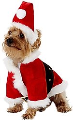 Rubie's Costume Company Christmas Santa Claus Dog Costume, Small