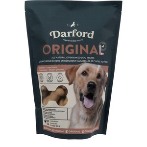 Darford Original No-Corn-Wheat-Soy Chicken Bone Adult Small Crunchy Dog Treats, 24-oz bag