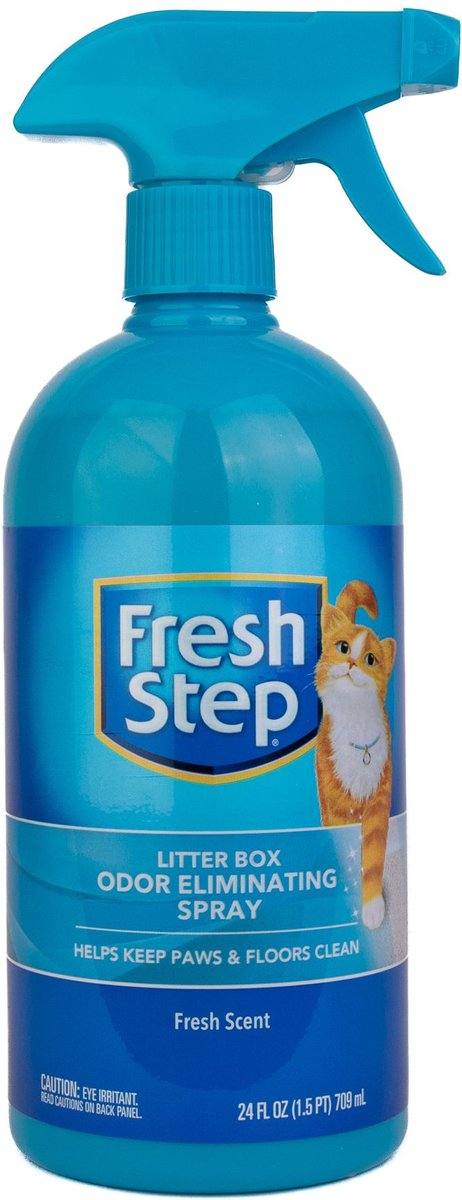 Fresh Step Products Cat Litter Box Odor Eliminating Spray, 24-fl oz bottle