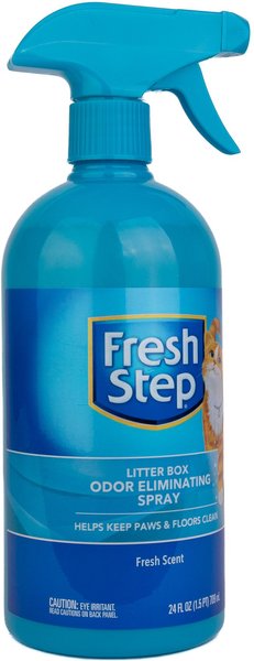 Fresh step litter box cleaning spray best sale