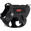 OneTigris Tactical Vest Nylon Front Clip Dog Harness, Black, Large: 22 to 42-in chest