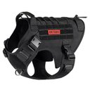 OneTigris FIRE WATCHER 2.0 Tactical Dog Harness, Black, Large, Chest Girth 27-36-in
