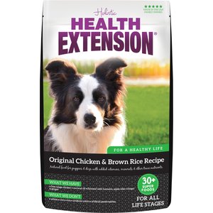 Health Extension Original Chicken & Brown Rice Recipe Dry Dog Food, 15-lb bag