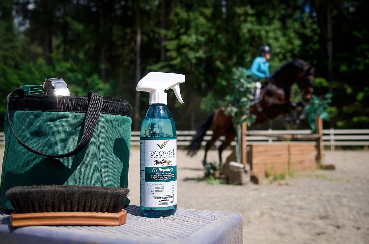 ECOVET Fly Repellent Horse Spray, 1gal bottle