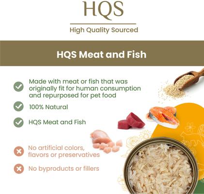 Show full view: Almo Nature HQS La Cucina Tuna with Papaya Grain-Free Cat Food Pouches, 1.94-oz, case of 12 slide 3 of 10