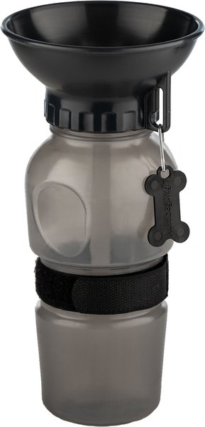 Highwave AutoDogMug Portable Dog Water Bottle & Bowl, Smoke, 20-oz bottle slide 1 of 9