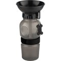 Highwave AutoDogMug Portable Dog Water Bottle & Bowl, Smoke, 20-oz bottle
