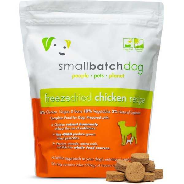 Smallbatch Pets Chicken Non-GMO Freeze-Dried Dog Food