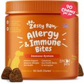 Zesty Paws Allergy Immune Bites Lamb Flavored Soft Chews Immune System & Allergy Supplement for Dogs, 90 c...