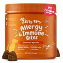 Zesty Paws Allergy & Immune Bites Lamb Flavored Soft Chews Allergies, Immune, & Gut Support Supplement for Dogs, 90 count