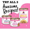Weruva Awesome Belly, Beef, White Rice & Pumpkin Recipe with Turmeric & Ginger Adult Gluten-Free Shredded Canned Wet Dog Food