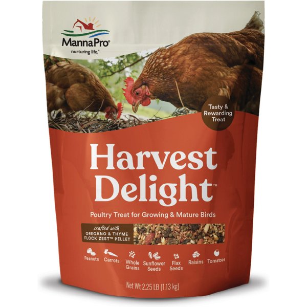 Manna Pro Harvest Delight Chicken Treat, 2.25-lb bag