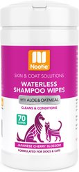 Nootie Japanese Cherry Blossom Dog & Cat Waterless Shampoo Wipes, 70 count