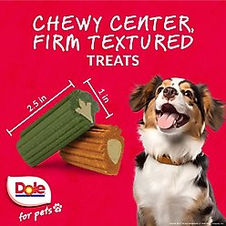 Dole Assorted Broccoli + Carrot Soft & Chewy Dog Treats, 7-oz bag slide 2 of 6