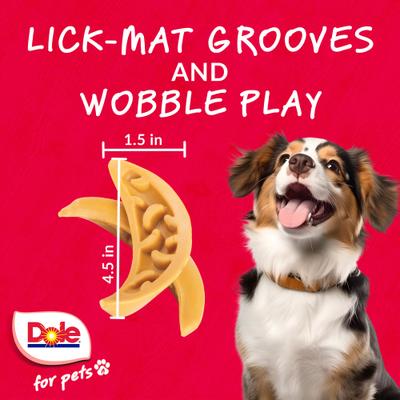Show full view: Dole Molded Banana Flavored Soft & Chewy Dog Treats, 8-oz bag slide 5 of 7