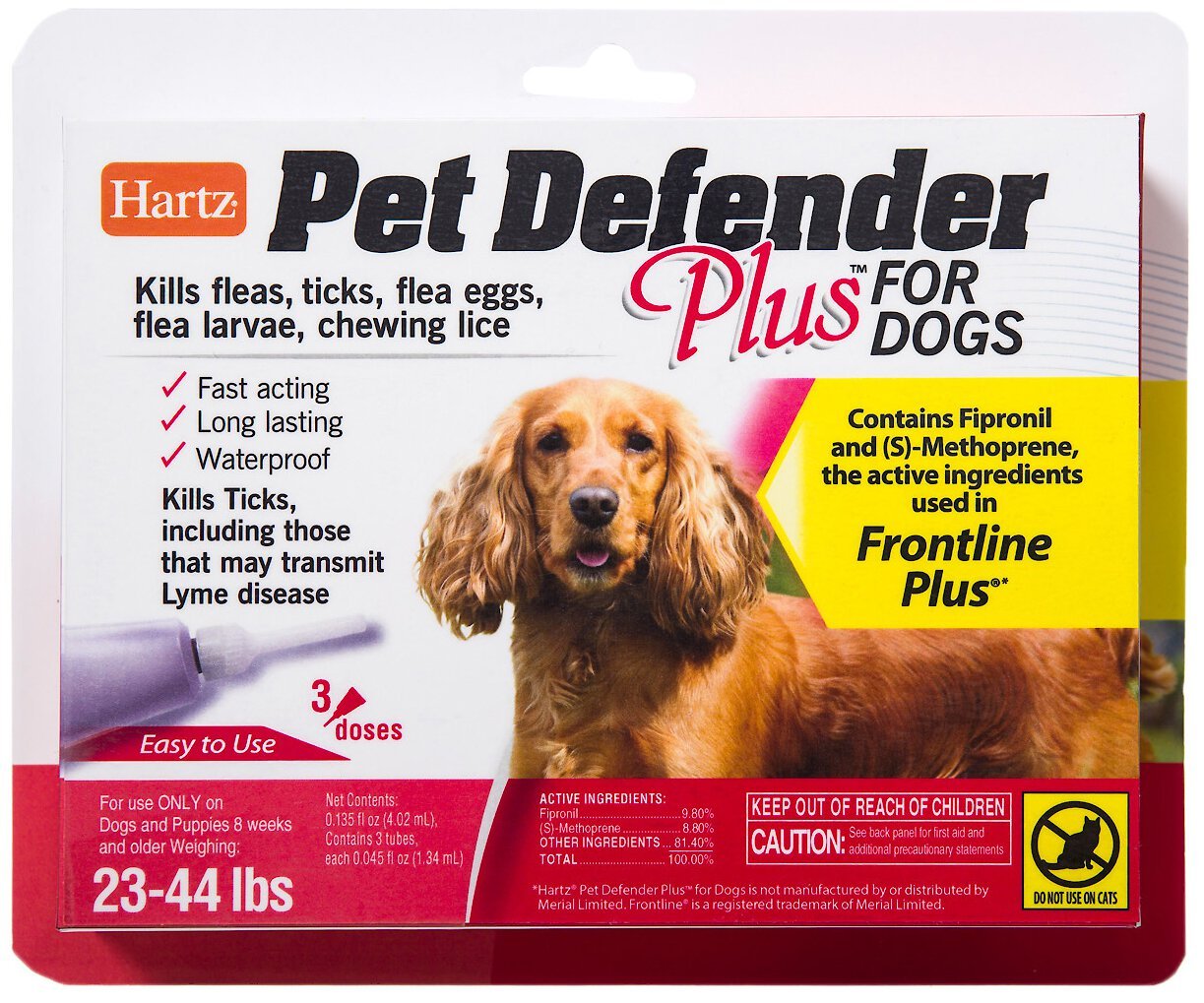 Product Reviews for HARTZ Pet Defender Plus Flea Treatment for
