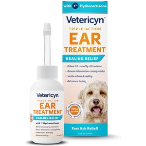 Vetericyn Triple-Action Ear Treatment for Dogs & Cats, 1.5-fl oz bottle