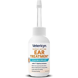 Vetericyn Triple-Action Ear Treatment for Dogs & Cats, 1.5-fl oz bottle