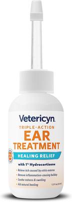 Show full view: Vetericyn Triple-Action Ear Treatment for Dogs & Cats, 1.5-fl oz bottle slide 3 of 7