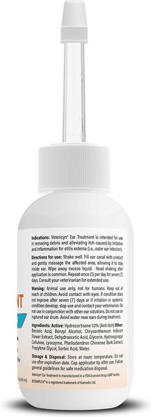Show full view: Vetericyn Triple-Action Ear Treatment for Dogs & Cats, 1.5-fl oz bottle slide 3 of 6