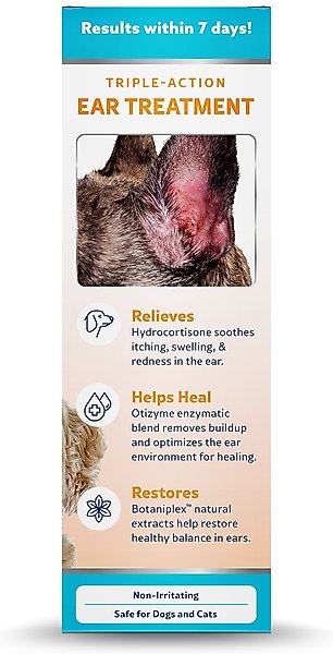 Show full view: Vetericyn Triple-Action Ear Treatment for Dogs & Cats, 1.5-fl oz bottle slide 5 of 6