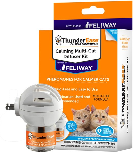 ThunderEase Multi-Cat Calming Diffuser for Cats, 30 day slide 1 of 6