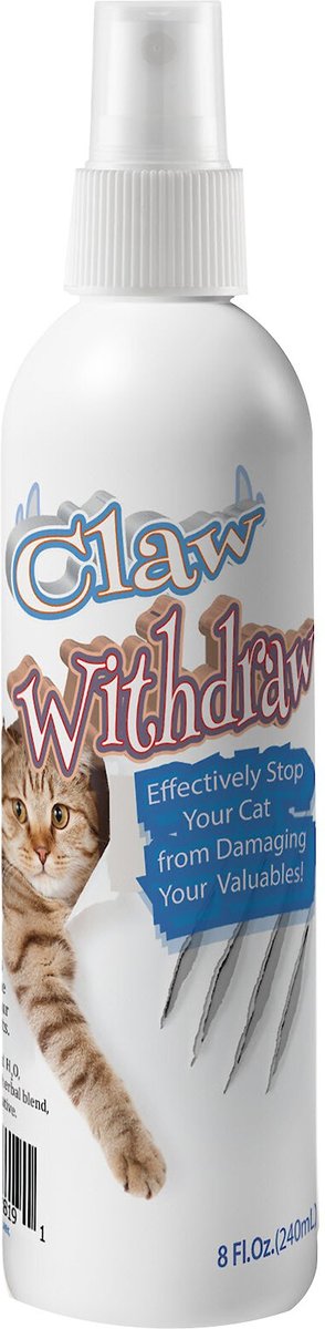 Claw withdraw cat store spray