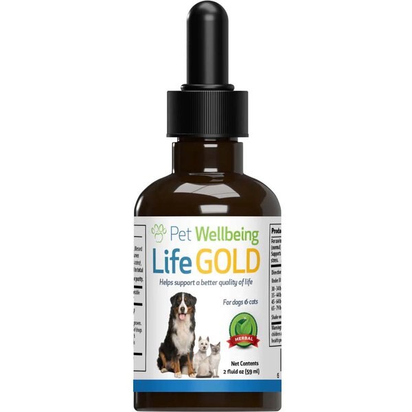 PET WELLBEING Life GOLD Bacon Flavored Liquid Immune Supplement for