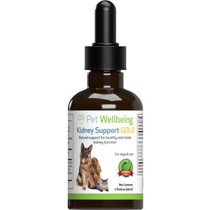 PET WELLBEING Milk Thistle Bacon Flavored Liquid Liver Supplement for Dogs Cats 2 oz bottle Chewy