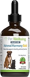 Pet Wellbeing Adrenal Harmony Gold Bacon Flavored Liquid Supplement for Dogs & Cats, 4-oz bottle