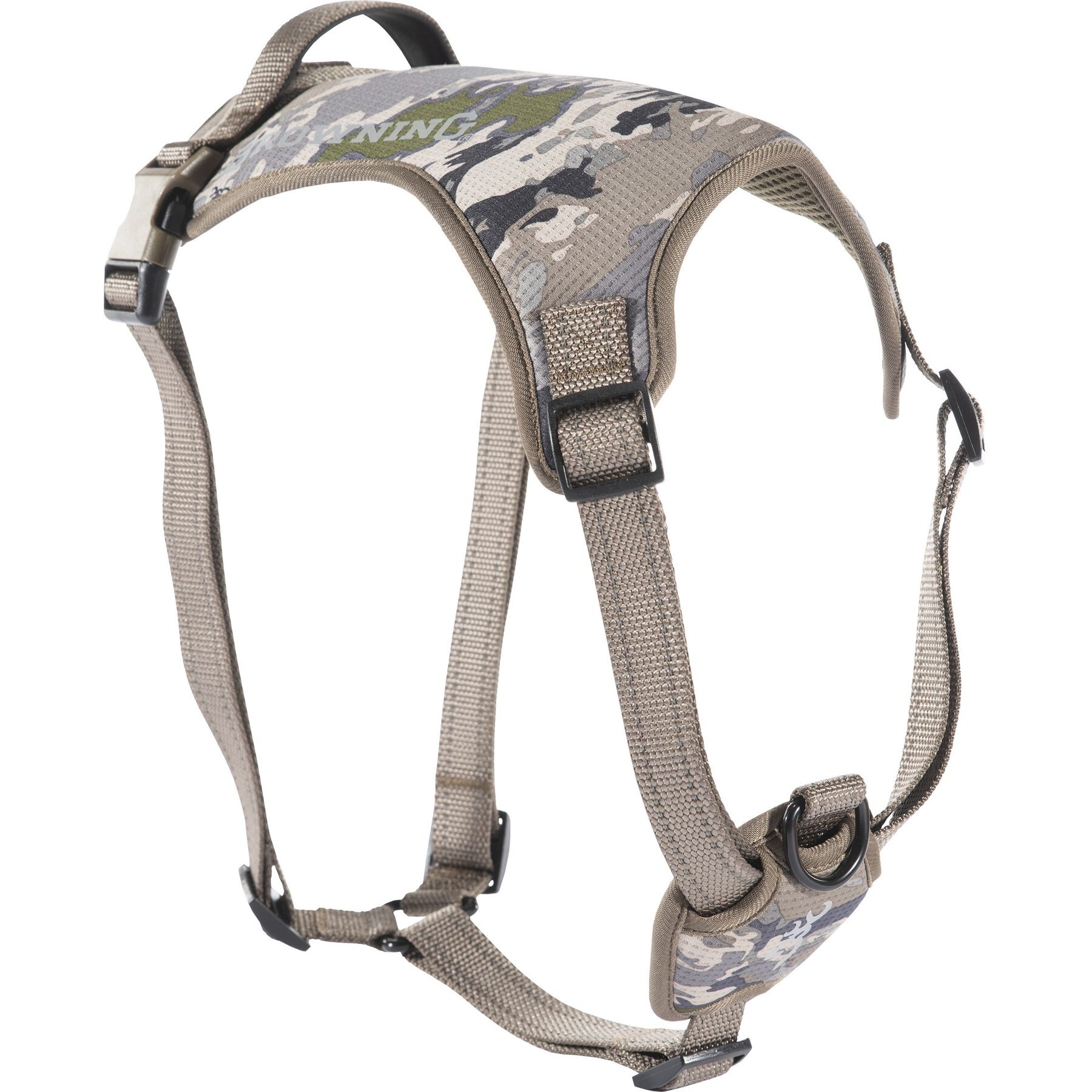 Browning Browning Camo Reflective Basic Dog Harness, Ovix Camo, Large: 25 to 34-in chest