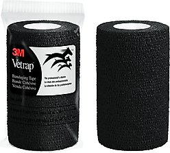 3M VetRap Horse Bandage, 4-in, Black