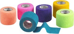 3M VetRap Assorted Bright Colors Horse Bandage, 2-in, 18 count