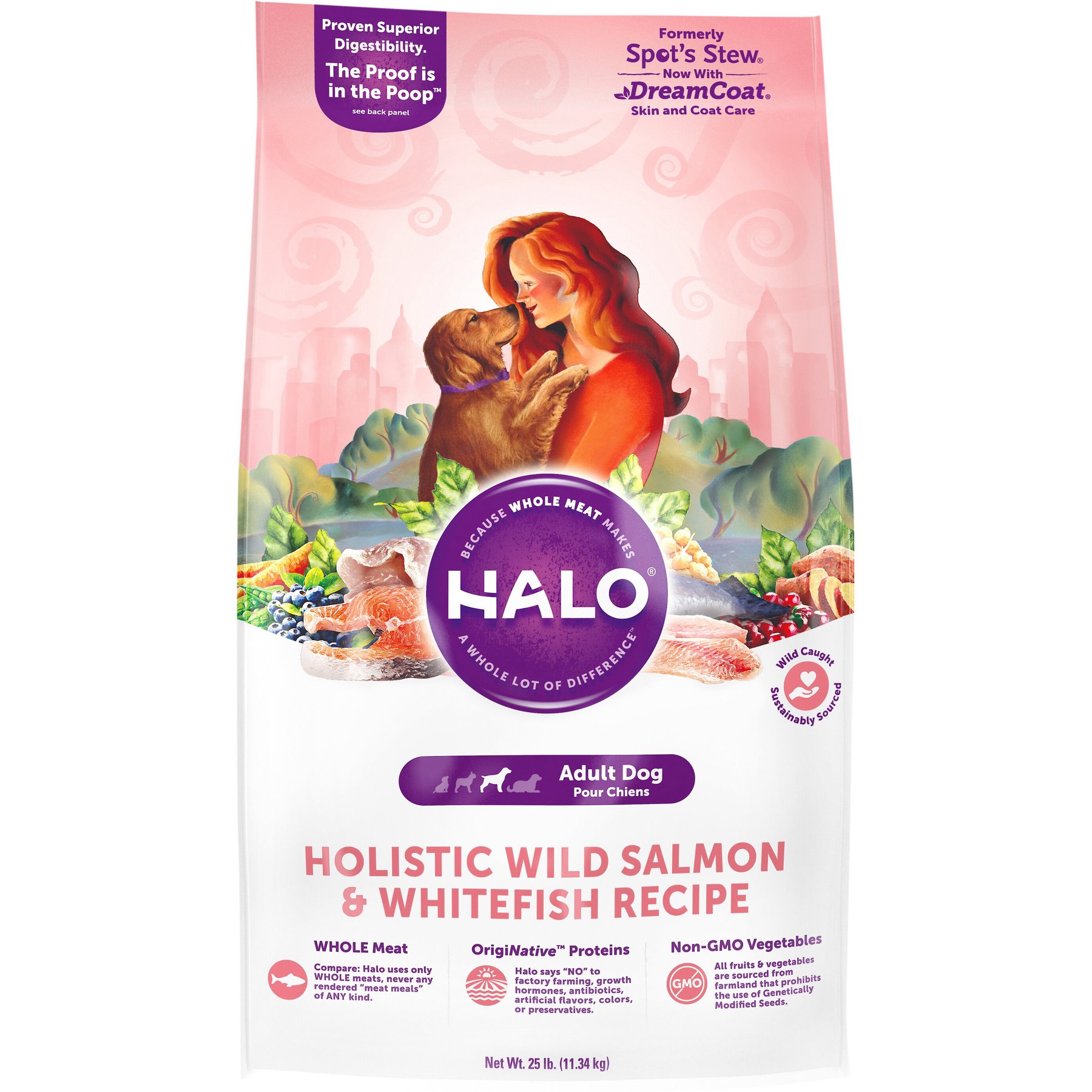 Halo holistic wild salmon and whitefish best sale