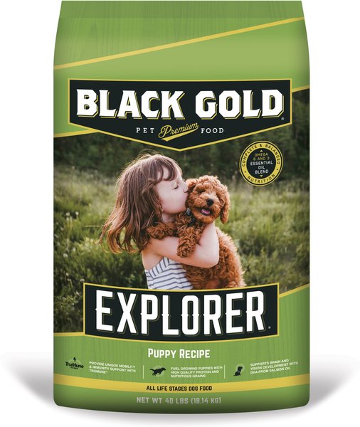 Black Gold Explorer Puppy Formula Dry Dog Food, 40-lb bag slide 1 of 10