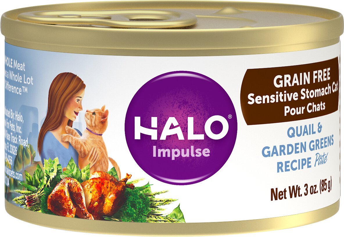 halo sensitive stomach cat food