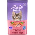 Halo Holistic Wild Salmon & Whitefish Recipe Grain-Free Kitten Dry Cat Food, 6-lb bag