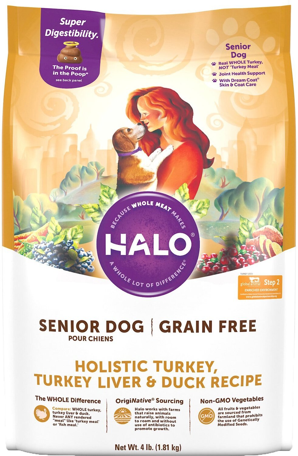 halo holistic chicken recipe senior canned dog food