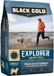 Black Gold Explorer Ocean Catch Formula with Salmon & Whitefish Grain-Free Dog Food, 28-lb bag