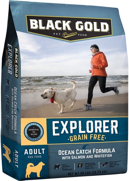 Black Gold Explorer Ocean Catch Formula with Salmon & Whitefish Grain-Free Dry Dog Food, 28-lb bag slide 1 of 6