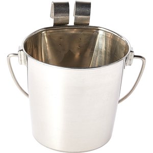 Indipets Heavy Duty Pail with 2 Hooks, 1-qt
