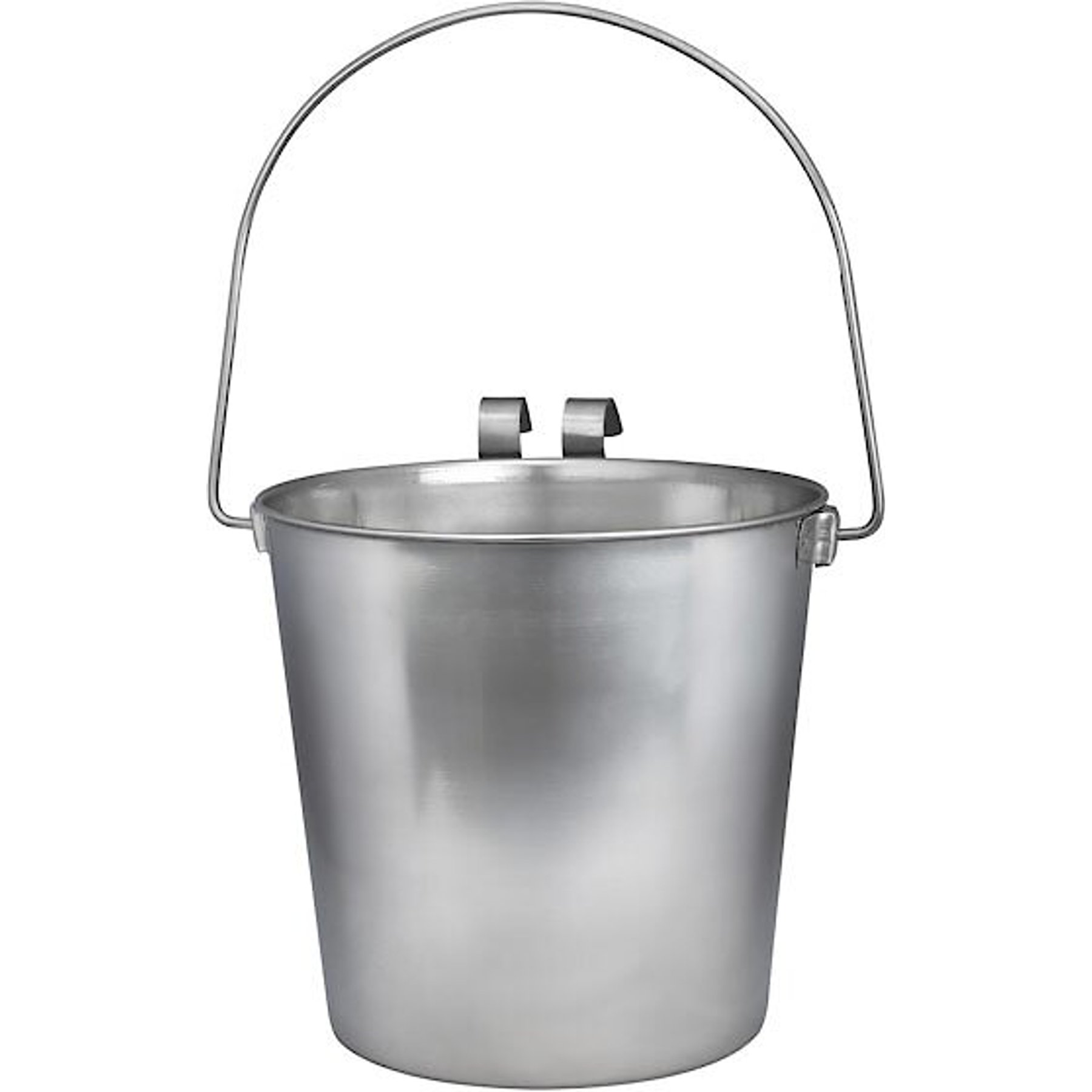 large Stainless steel thick Soup pot with handle lid big pot bucket pail  water barrel household