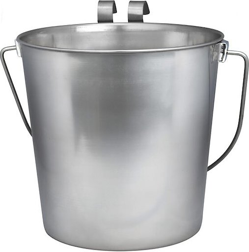 Indipets Heavy Duty Pail with Hooks, 2-qt