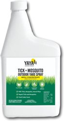 YAYA Organics Tick+Mosquito Outdoor Yard Concentrate Dog Spray, 32-fl oz bottle slide 1 of 7