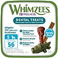 WHIMZEES by Wellness Variety Box Dental Chews Natural Grain-Free Dental Dog Treats, Small, 56 count