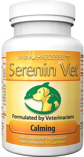 Animal Necessity Serenin Vet Natural Calming Dog & Cat Supplement, 45 count slide 1 of 3